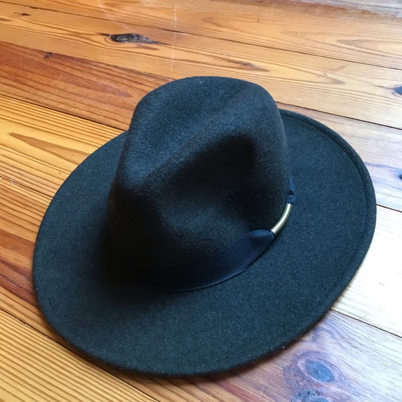 World Market Green Olive Wool Wide Brim Hat, EUC, 22” - Picture 5 of 16